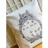 polštář,fixy,omalovánka,Totoro