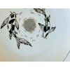 porcelánový hluboký talíř s koi kapříky