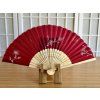 skládací látkový vějíř Jarní Japonsko