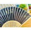skládací látkový vějíř Jarní Japonsko