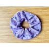 scrunchies látková gumička do vlasů se sakurou a magnolií