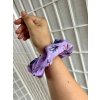 scrunchies látková gumička do vlasů se sakurou a magnolií