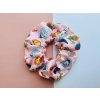 scrunchies látková gumička do vlasů "Láska & Magie"