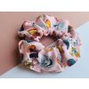 scrunchies látková gumička do vlasů "Láska & Magie"