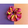 scrunchies látková gumička Park v barvách podzimu