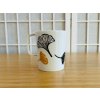 porcelánový hrnek s ginkgo listy