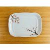porcelánová máslenka se sakurou a magnolií