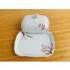 porcelánová máslenka se sakurou a magnolií
