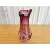 Vintage skleněná váza s magnolií