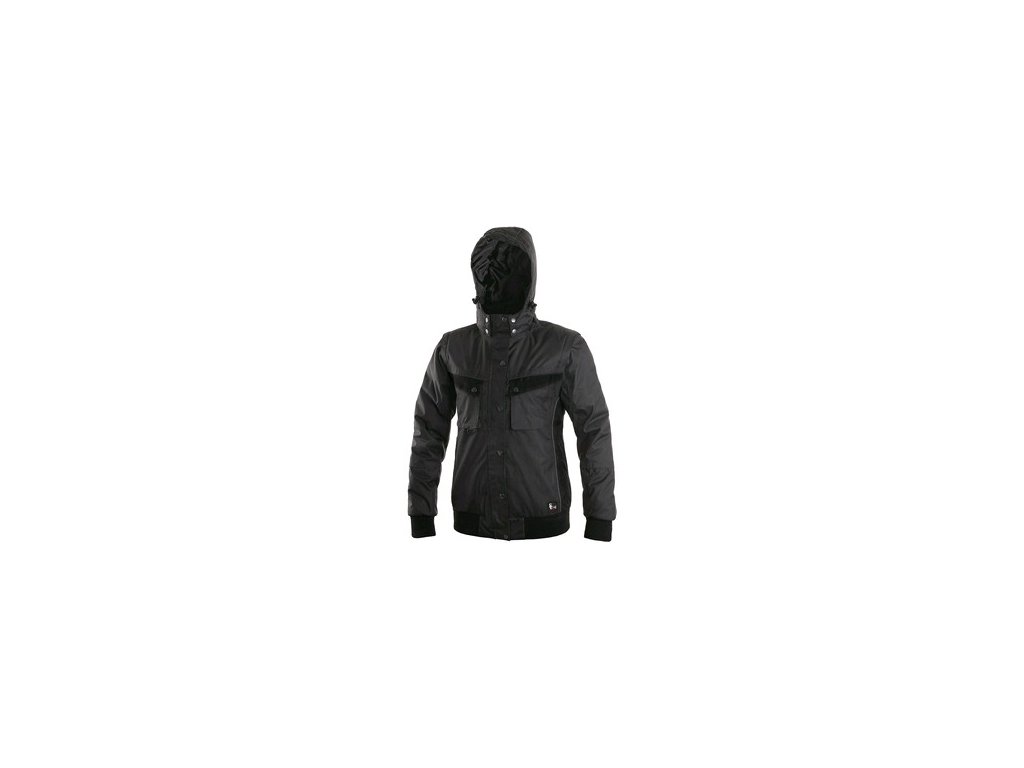 Pracovná dámska zimná bunda CXS IRVINE,  sivo-čierna (Veľkosť 3XL)