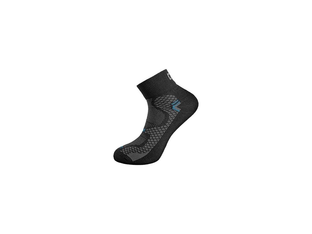 Pracovné ponožky CXS SOFT, čierno-modré (Veľkosť 42)