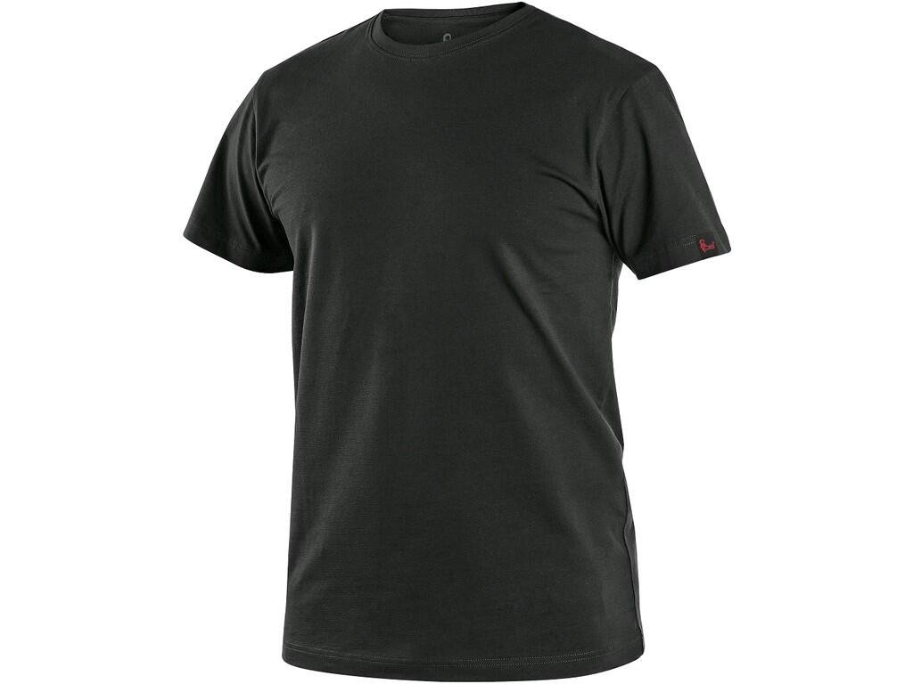 Pracovné tričko CXS NOLAN, krátký rukáv, čierne