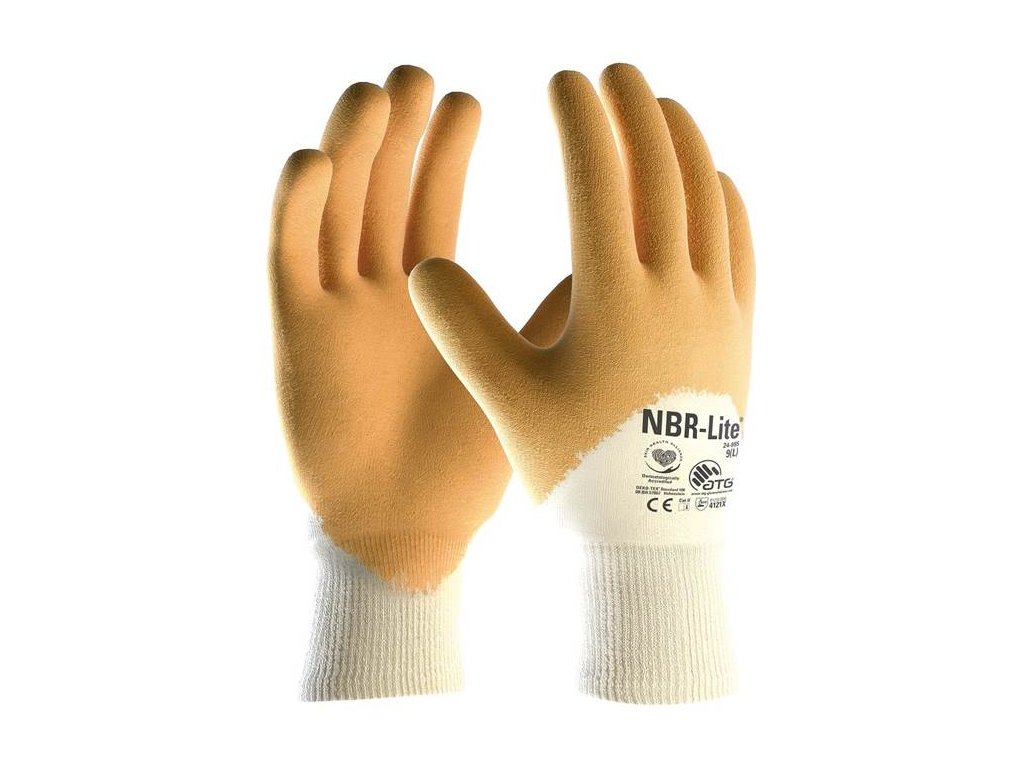 Pracovné rukavice NBR-LITE 34-985, máčané