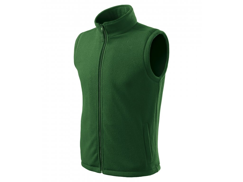 Fleecová vesta MALIFNI NEXT unisex Veľkosť: 2XL, Farba: fľaškovozelená