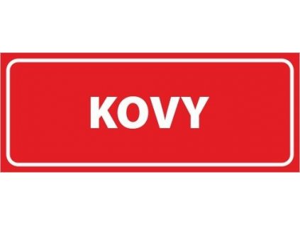 579 Kovy samolepka 250x100 mm