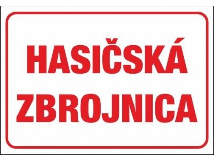 541 Hasičská zbrojnica plast hr. 3mm