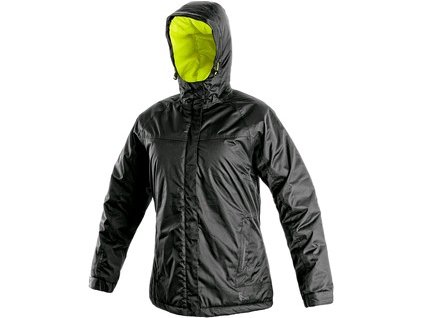 Dámska zimná bunda CXS KENOVA,  čierno-Žltá (Veľkosť 3XL)