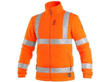 Výstražná bunda PRESTON,  oranžová (Veľkosť M)