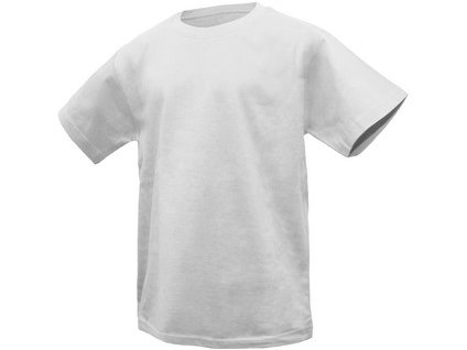 Detské tričko s krátkym rukávom DENNY, biele (Veľkosť 10 rokov)