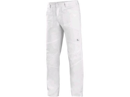 Pracovné nohavice CXS EDWARD, pánske, biele (Veľkosť 62)