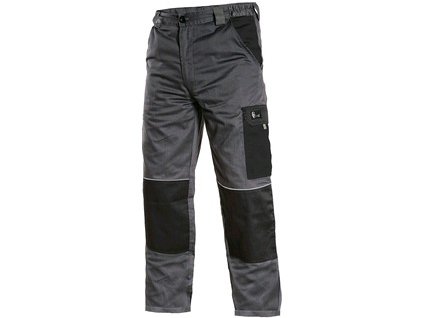 Pracovné montérkové nohavice CXS PHOENIX CEFEUS, pánske, sivo-čierna (Veľkosť 64)