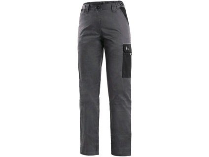 Pracovné nohavice CXS PHOENIX MONETA, dámske, sivo - čierne (Veľkosť 58)