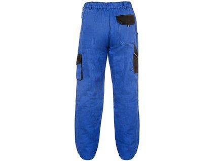 Pracovné montérkové nohavice do pása CXS LUXY JOSEF, pánske, 170-176cm, modro-čierne (Veľkosť 64)
