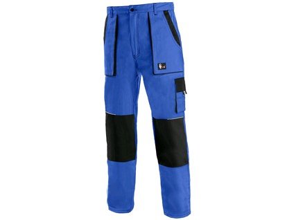 Pracovné montérkové nohavice do pása CXS LUXY JOSEF, predĺžené, pánske, modro-čierne (Veľkosť 62)