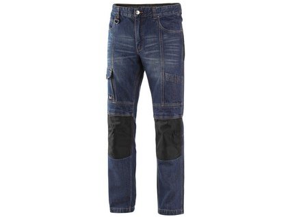 Pánske nohavice jeans NIMES I, modro-čierne (Veľkosť 62)