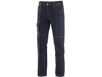 Pracovné nohavice jeans NIMES II, pánske, tmavo modré (Veľkosť 62)