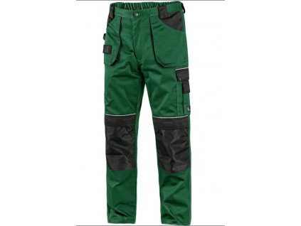 Pracovné nohavice do pása CXS ORION TEODOR, pánske, zeleno-čierne 1