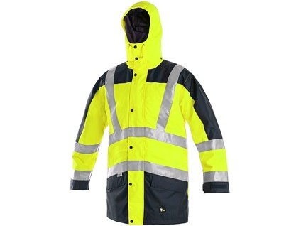 Výstražná bunda LONDON, pánska 5v1, žlto-modrá (Veľkosť S)