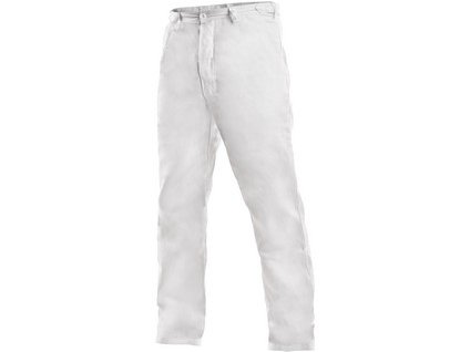 Pracovné biele nohavice ARTUR, pánske (Veľkosť 64)