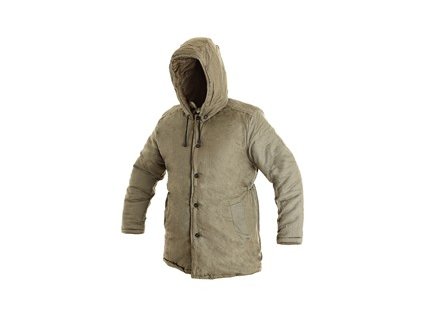 Pracovný pánsky zimný kabát JUTOS, khaki (Veľkosť 66)