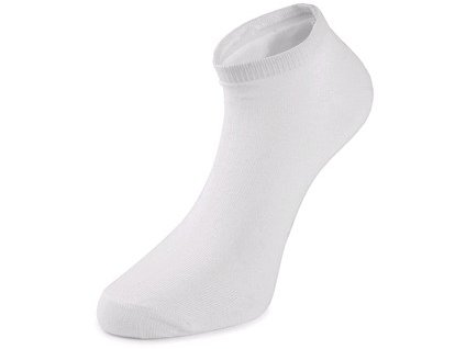 Pracovné nízke ponožky CXS NEVIS biele (Veľkosť 39)