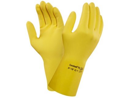 Pracovné rukavice ANSELL ECONOHANDS PLUS 87-190, máčané v latexe (Veľkosť 10)