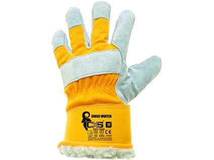 Zimné kombinované pracovné rukavice CXS DINGO WINTER (Veľkosť 11)