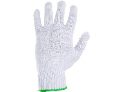 Pracovné rukavice CXS FALO, textilné s PVC terčíkmi (Veľkosť 8)