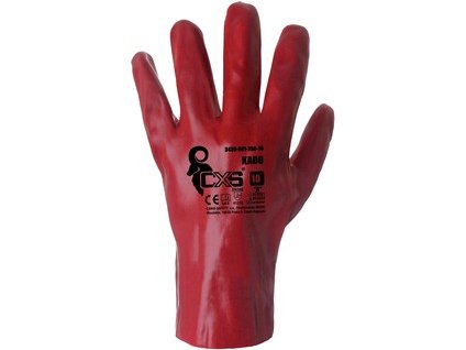 Pracovné rukavice CXS KADO, máčané v PVC (Veľkosť 10)