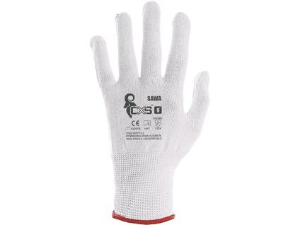 Pracovné rukavice CXS SAWA, textilné (Veľkosť 6)