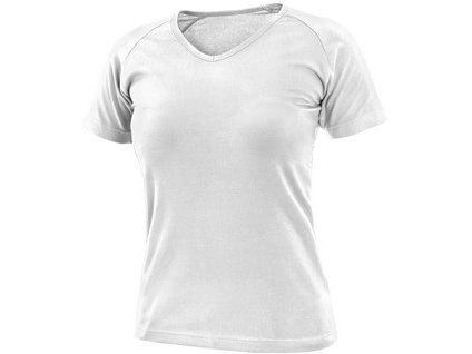 Dámske tričko CXS ELLA,  krátký rukáv, biela (Veľkosť XXL)