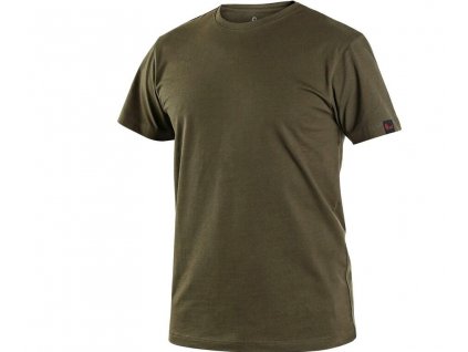 Pracovné tričko CXS NOLAN, krátký rukáv, khaki 1