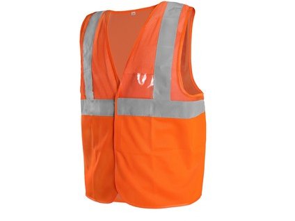 Reflexná vesta DORSET CXS,  sieťovaná, oranžová (Veľkosť L/XL)