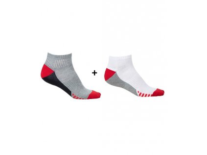 Pracovné ponožky DUO RED, 2 páry v balení