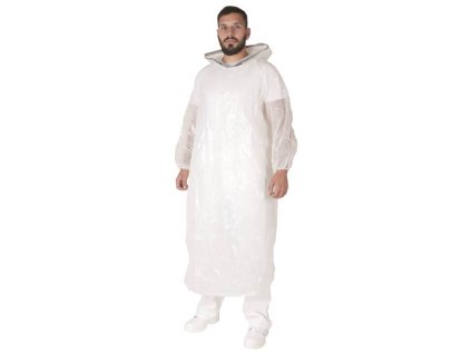 Ochranný PE plášť do dážďa ARDON®MIKE White