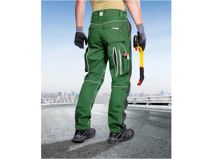 Montérkové nohavice do pása ARDON®URBAN+ zelené predĺžené