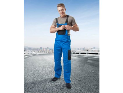Montérkové nohavice s náprsenkou ARDON®4TECH 03 modro-čierne