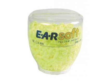 Náhradné náplne, štuple do uší EAR SOFT NEON (500 ks)