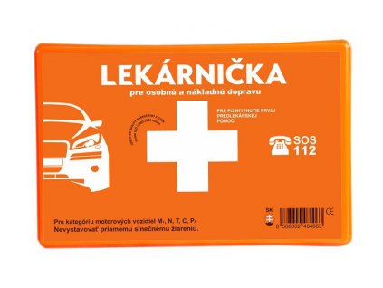 LEKÁRNIČKA PRE OSOBNÚ A NÁKLADNÚ DOPRAVU plastový obal