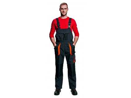 EMERTON FLANNEL zimné montérkové nohavice na traky (CRV)